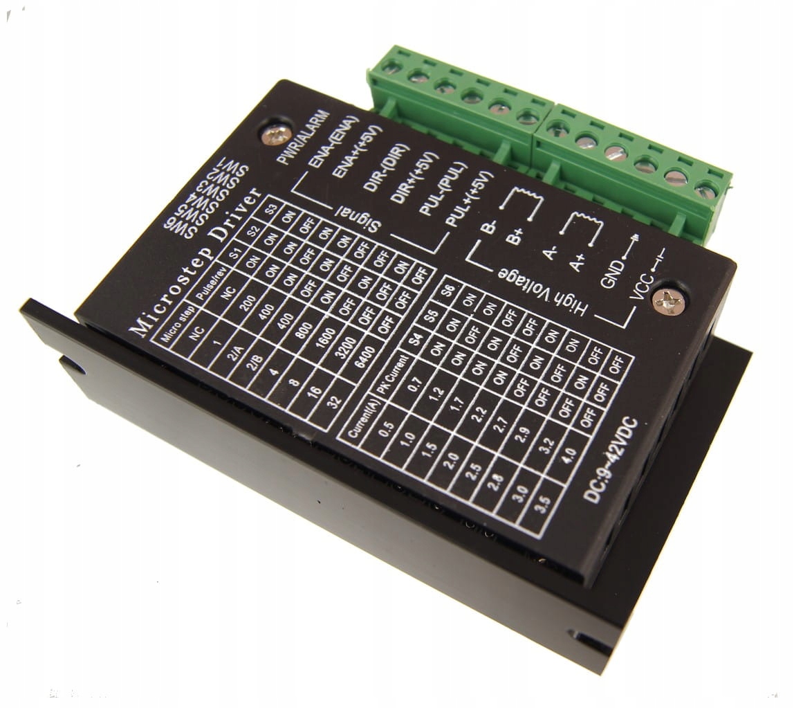 Budič krokového motora TB6600 4A 9-42V CNC