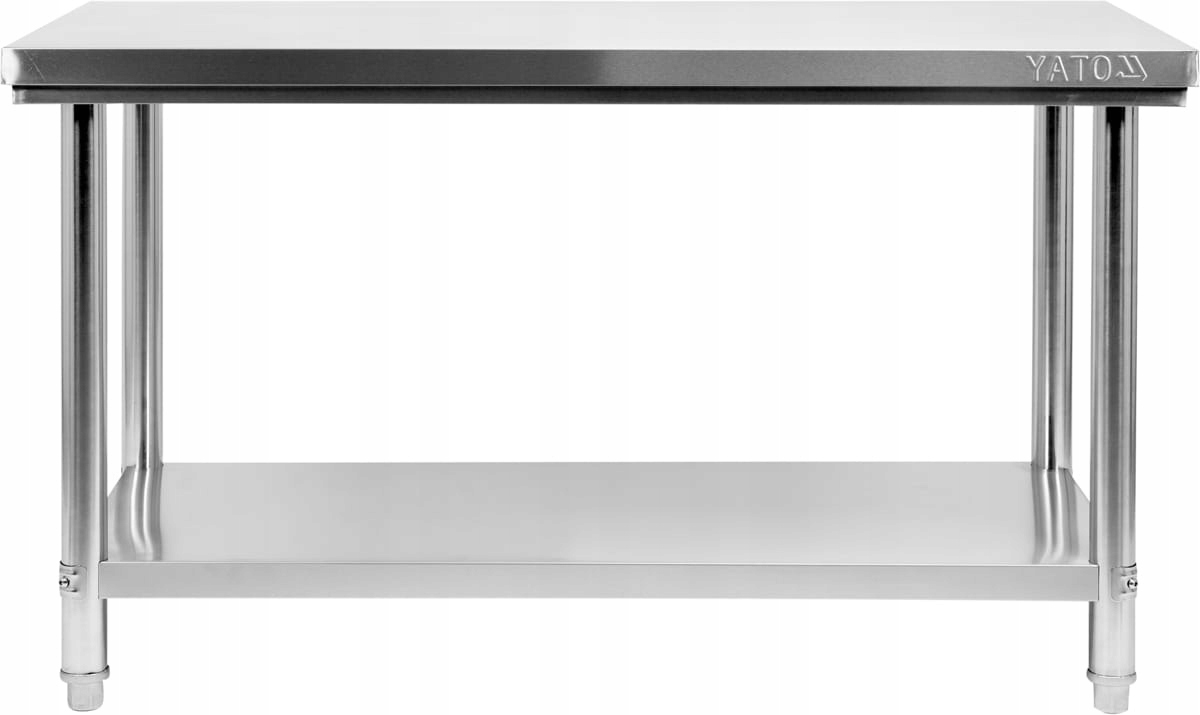 Skladací centrálny stôl s poličkou 1600 × 700 × v850mm