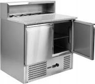2-dverový chladiaci stôl na pizzu 900X700X850mm