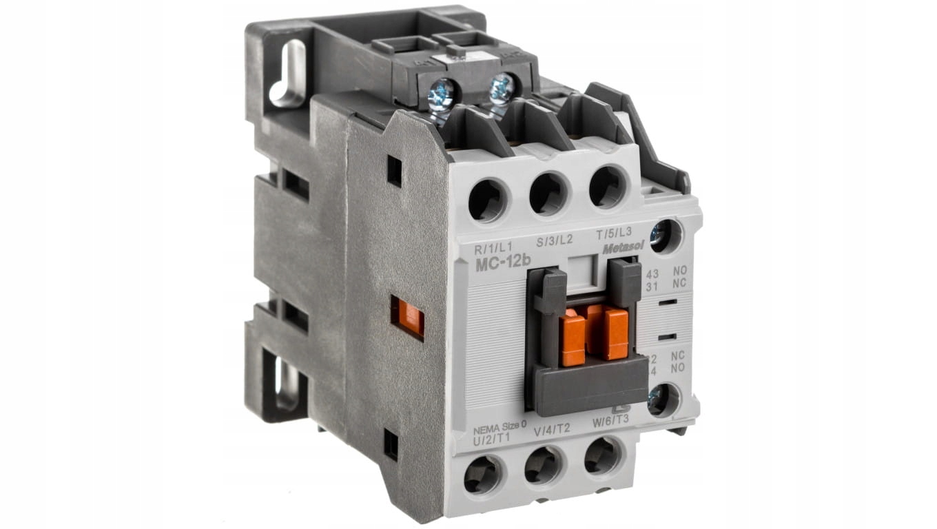 Stýkač 12A 3P 5,5kW 24V AC 1Z1R MC-12b 24VAC 1a1