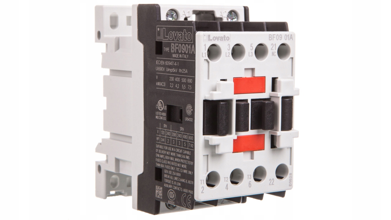 Stýkač 9A 3P 4,2kW 1R 24V 50-60Hz BF0901A024