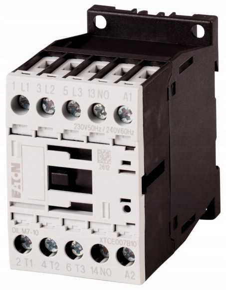 Stykač DILM 15-10 (7,5 kW, cievka 24 V str., 1 NO)