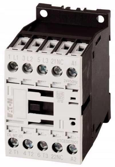 Stýkač DILM 9-01 (4kW, cievka 230V AC, 1NC)