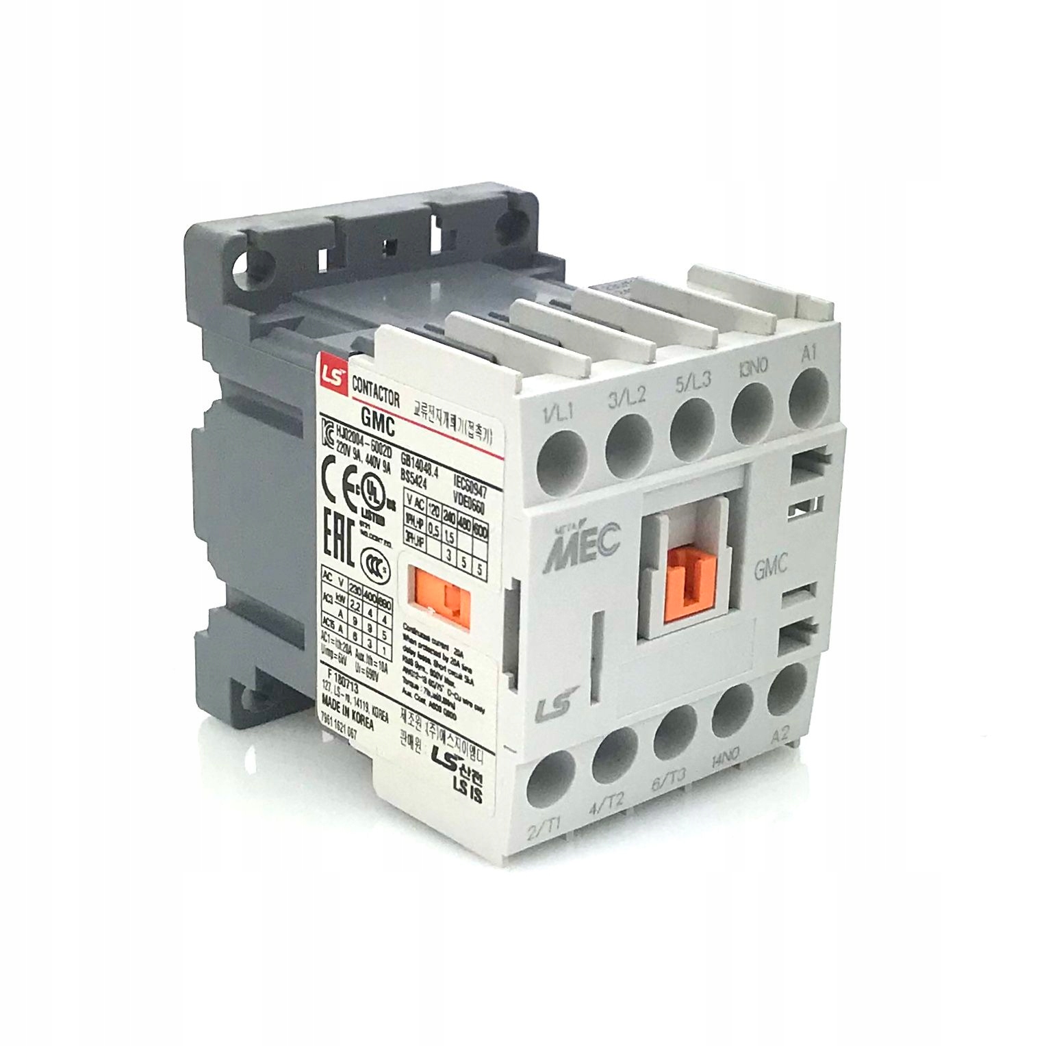 Mini stýkač 7,5kW 16A cievka 24VAC GMC-16M @ 1NC