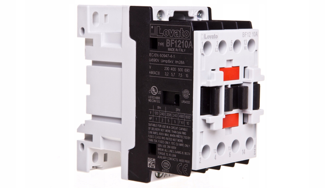 Výkonový stýkač 12A 3P 230V AC 1NO 1R BF1210A230
