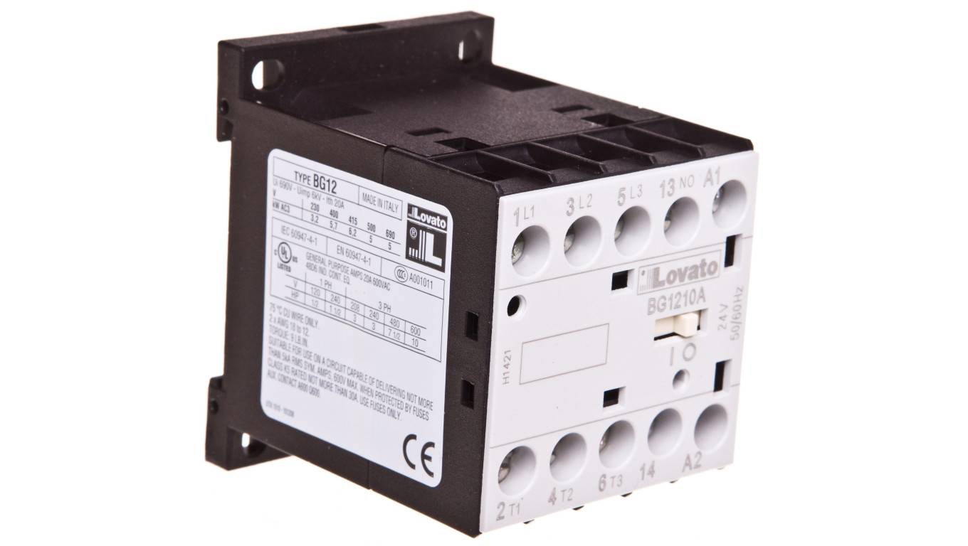 Výkonový stýkač 12A 3P 24V AC 1NO 0R 11BG1210A024