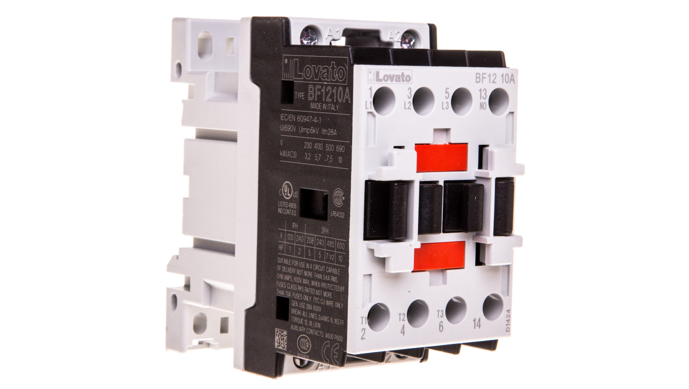 Výkonový stýkač 12A 3P 24V AC 1NO 0R BF1210A024