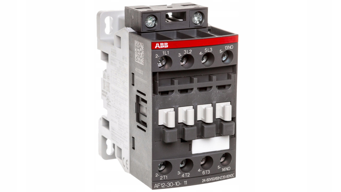 Výkonový stýkač 12A 3P 5,5kW 24-60V AC 20-60V DC 1 NO