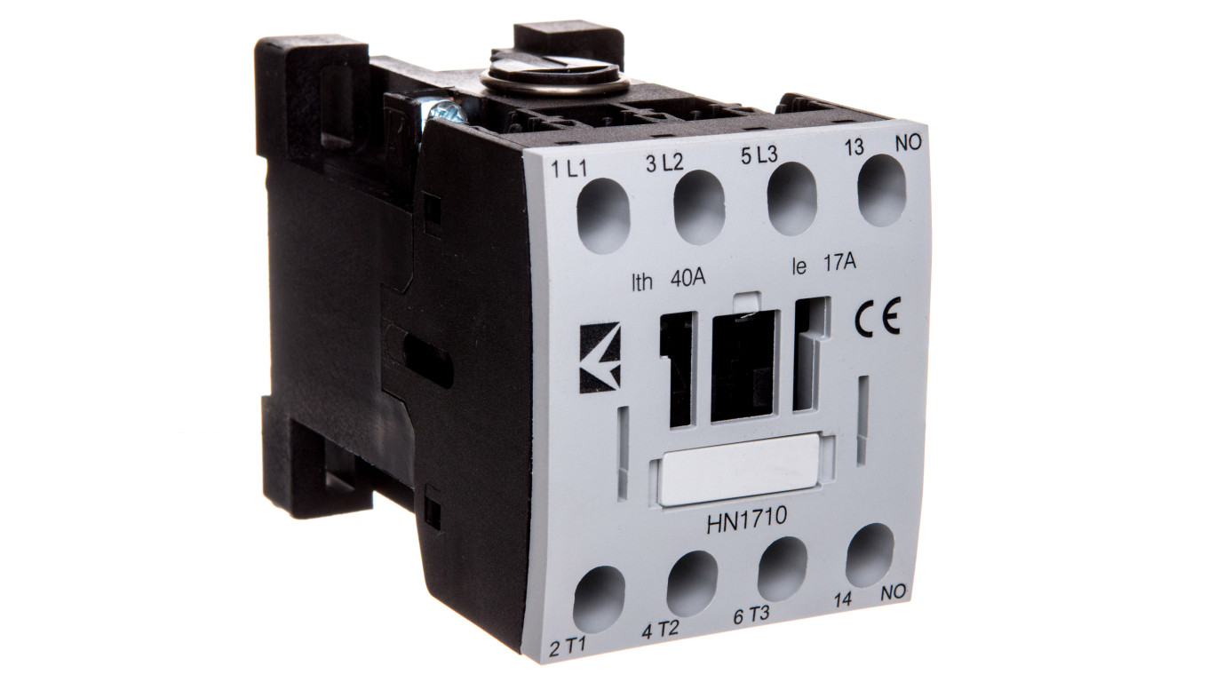 Výkonový stýkač 17A 3P 230V 1NO 0R AC T0-HN1710NUE