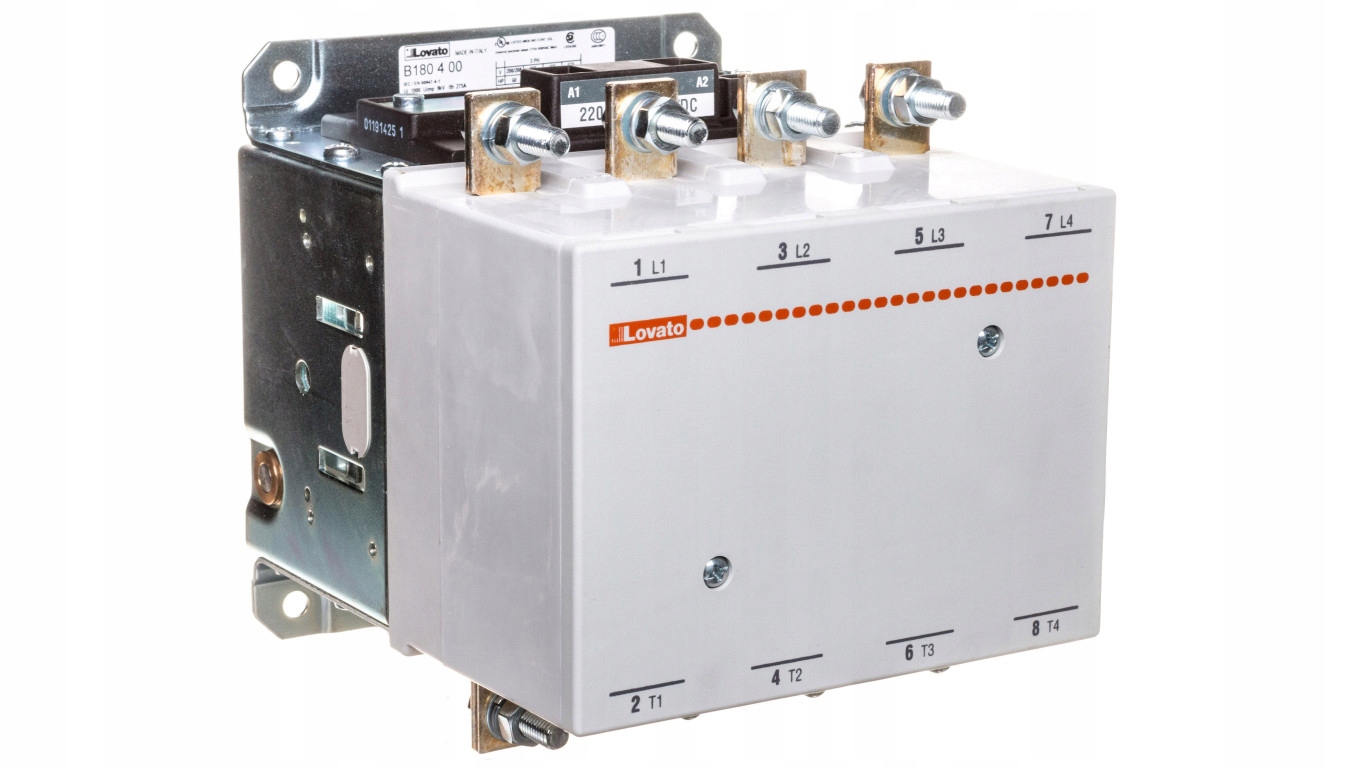 Výkonový stýkač 180A 4P 220-240V AC / DC 0Z 0R B180.4