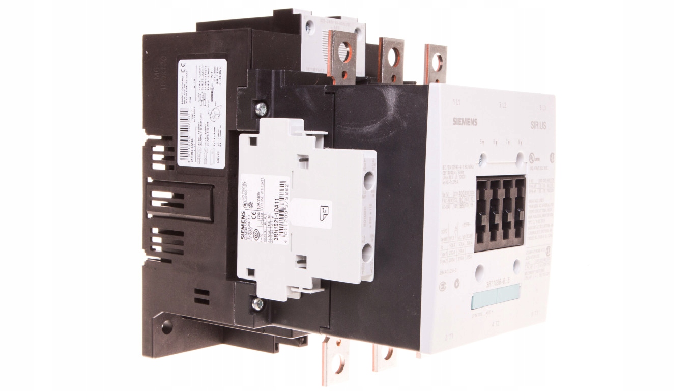 Výkonový stýkač 185A 3P 220-240V AC 2Z 2R S6 3RT1056