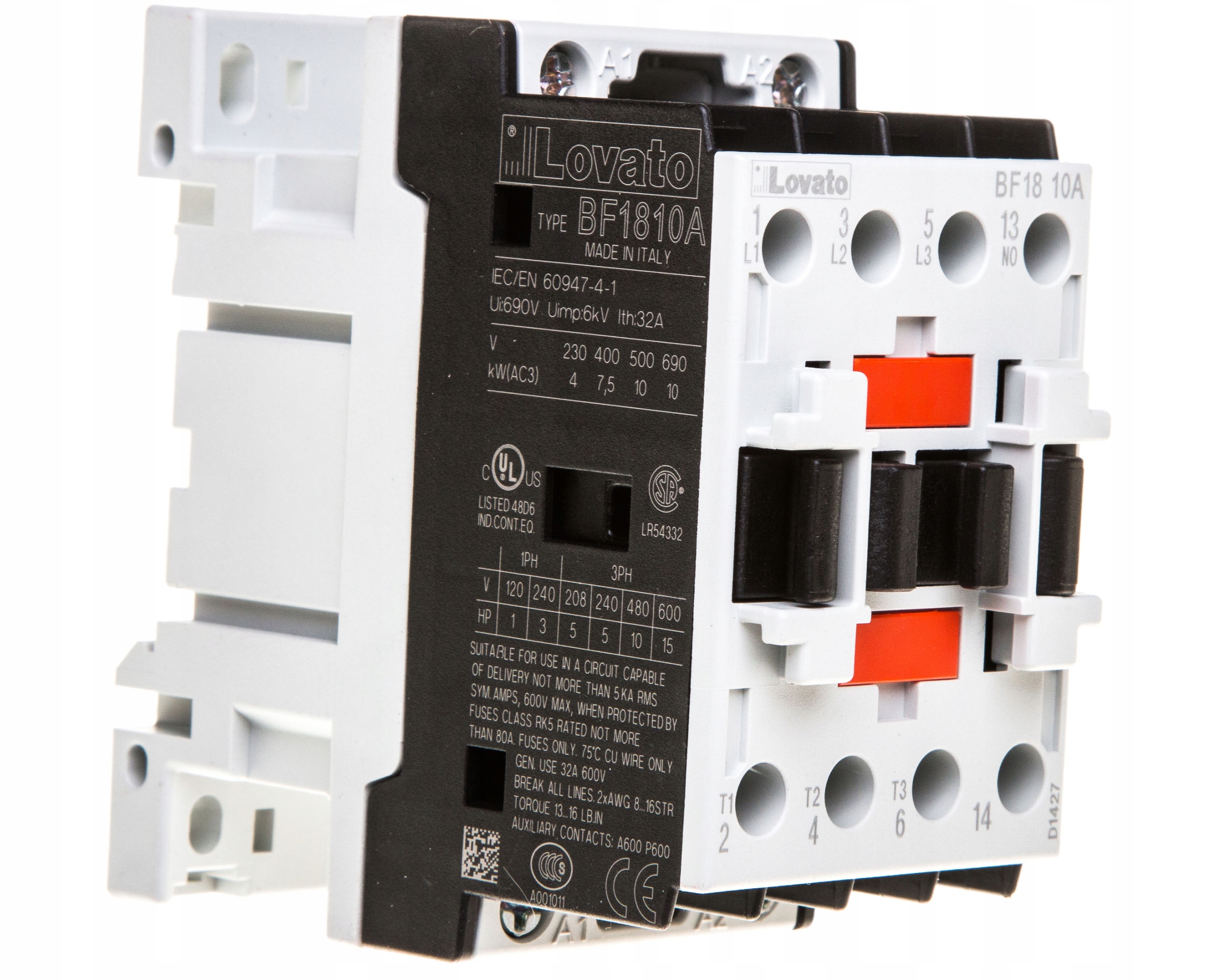 Výkonový stýkač 18A 3P 230V AC 1NO 0R BF1810A230
