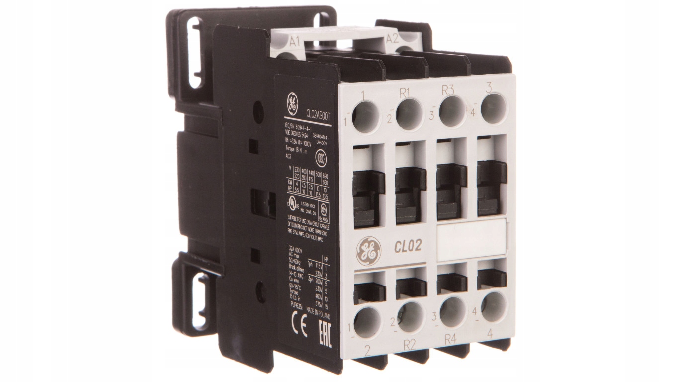 Výkonový stýkač 18A 4P 220-230V 50Hz / 277V 60Hz 2 NO 2
