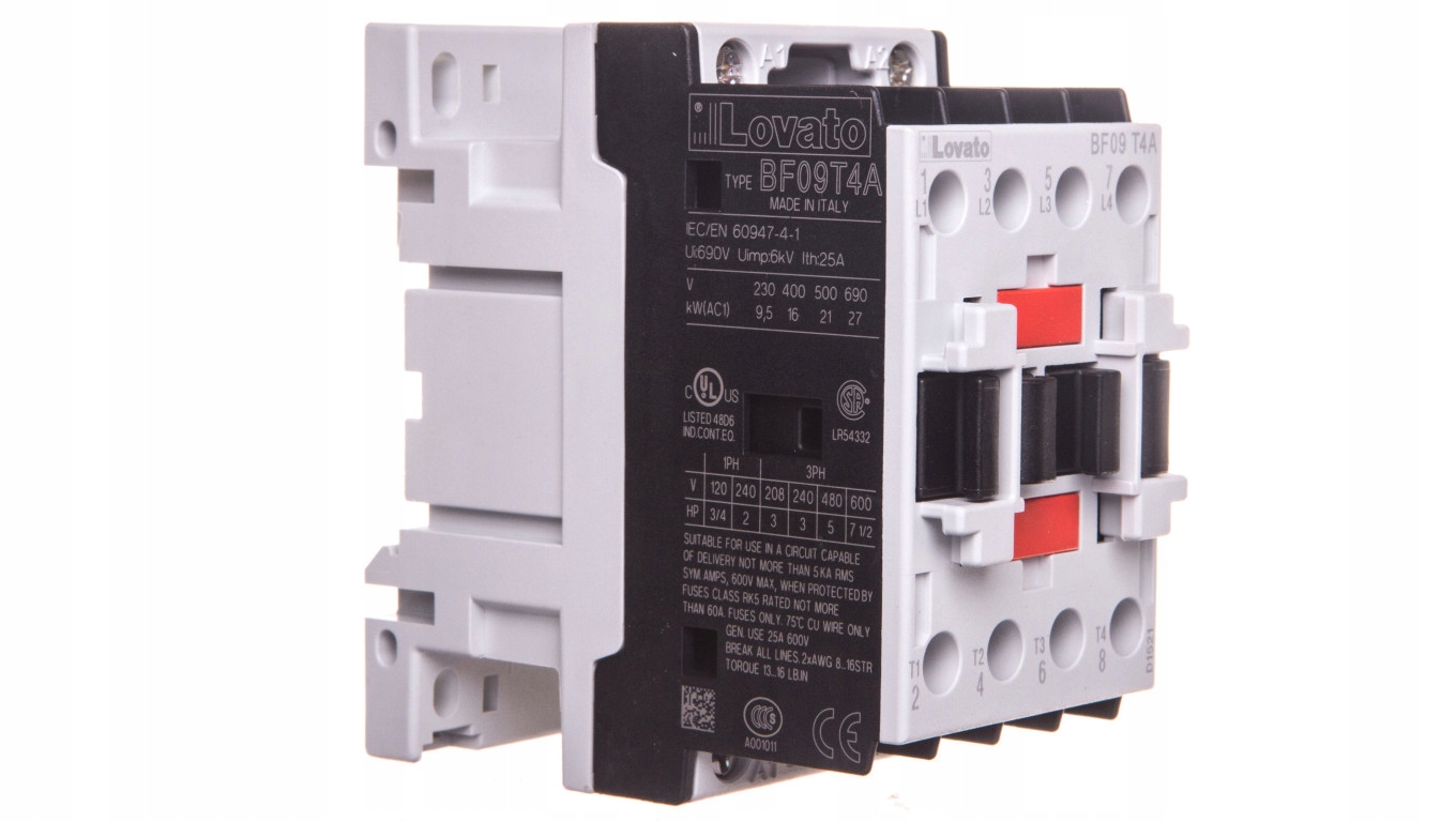 Výkonový stýkač 25A AC-1 4P 230V AC 0Z 0R BF09T4A23