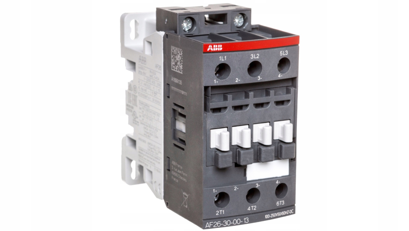 Výkonový stýkač 26A 3P 11kW 100-250V AC / DC 0Z 0R AF2