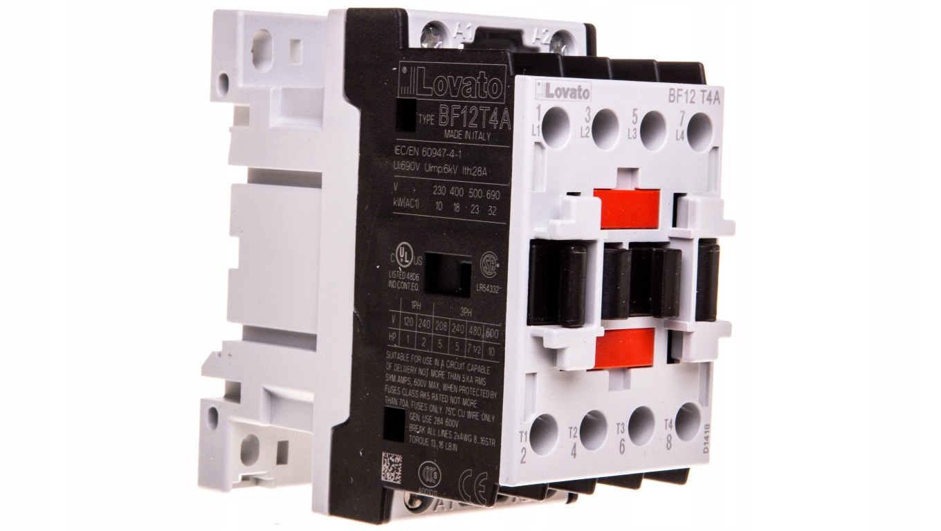 Výkonový stýkač 28A AC-1 4P 230V AC 0Z 0R BF12T4A230