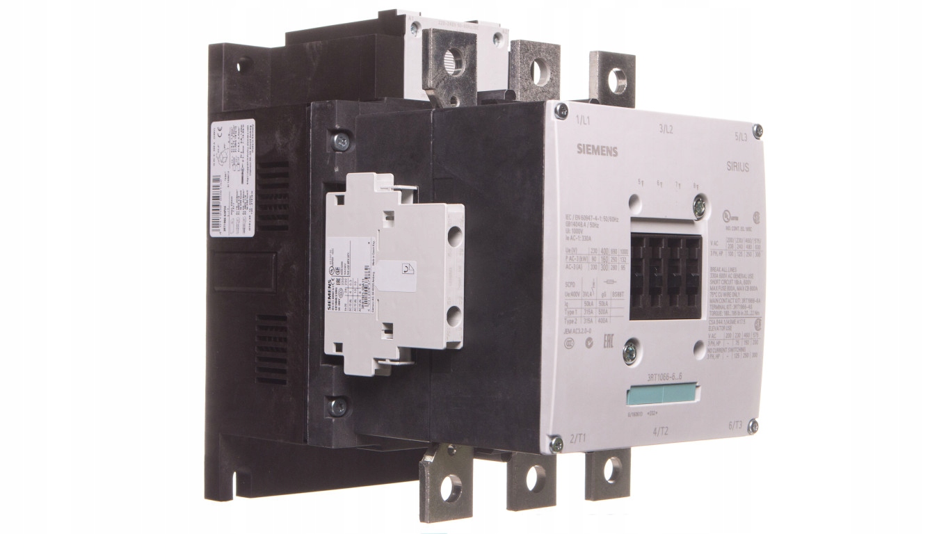 Výkonový stýkač 300A 3P 220-240V AC 3Z 0R S10 3RT106