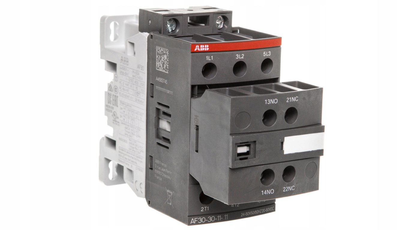 Výkonový stýkač 32A 3P 15kW 24-60V AC 20-60V DC 1 NO 1
