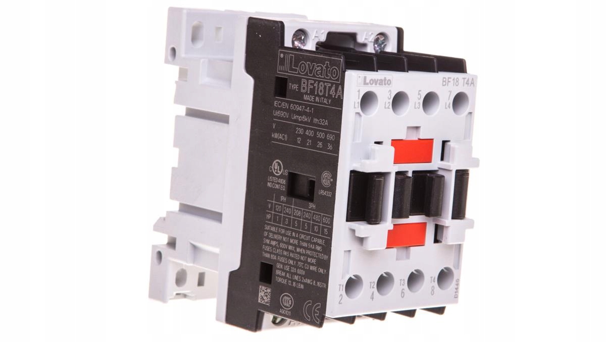 Výkonový stýkač 32A AC-1 4P 230V AC 0Z 0R BF18T4A230