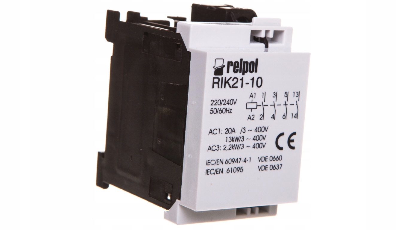 Výkonový stýkač 3P 230V AC 1NO 0R RIK21-10-230 260 820
