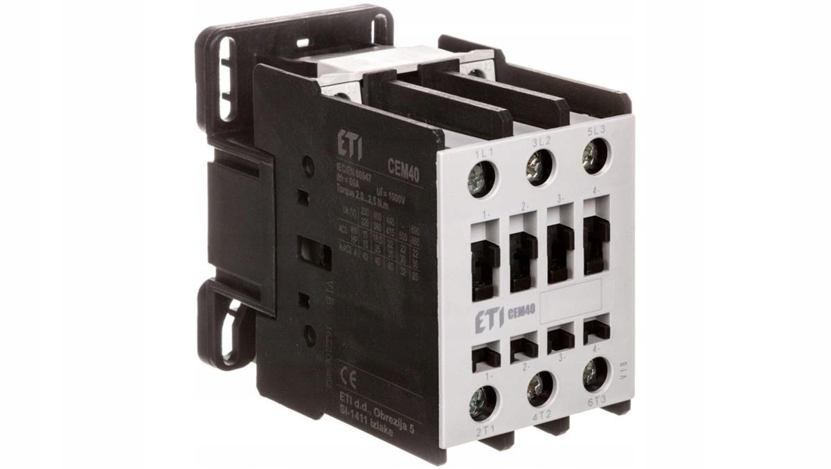 Výkonový stýkač 40A 3P 230V AC CEM40,00-230V-50 / 60HZ