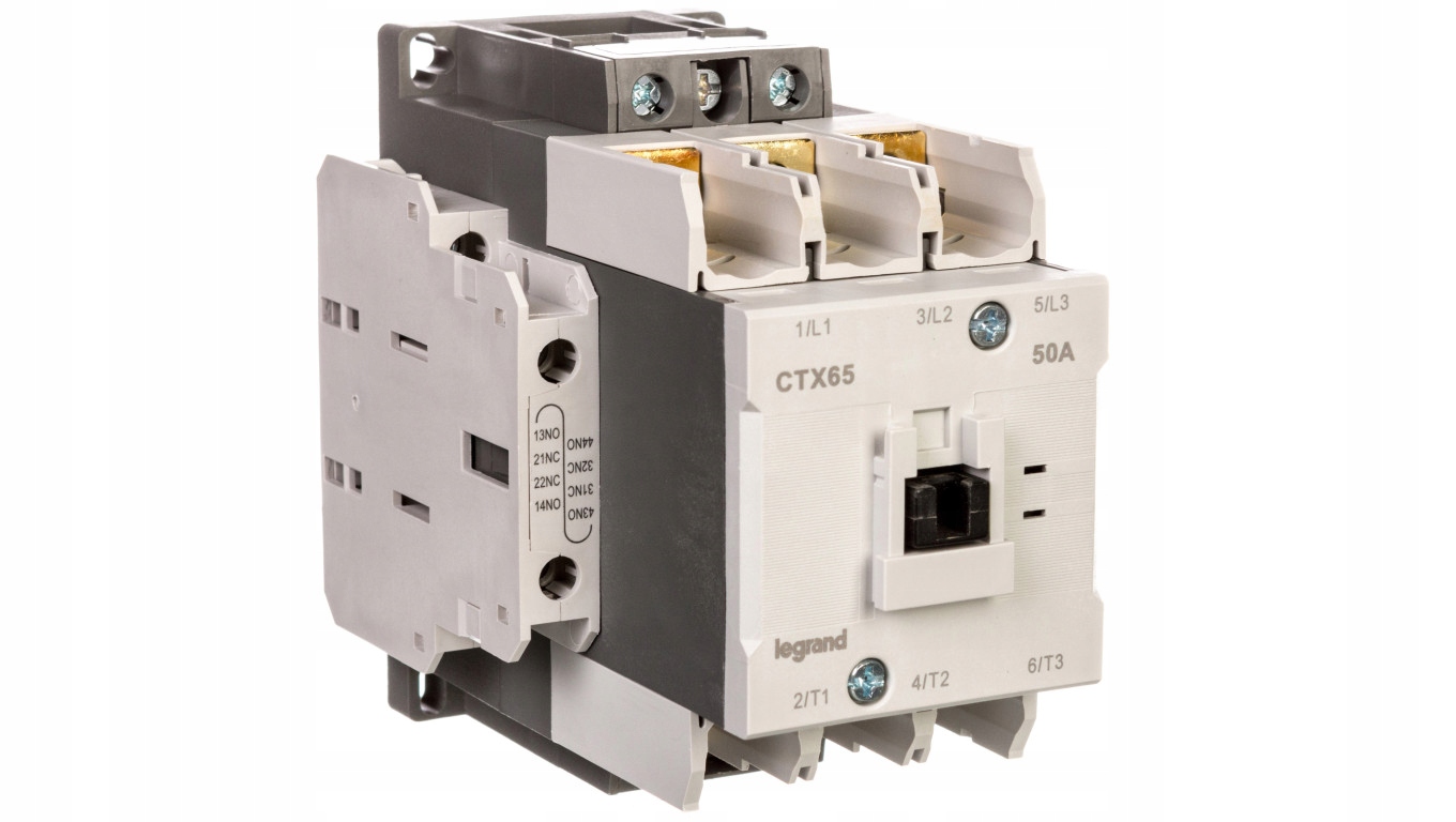 Výkonový stýkač 50A 3P 230V AC 2NO 2R CTX3 416146