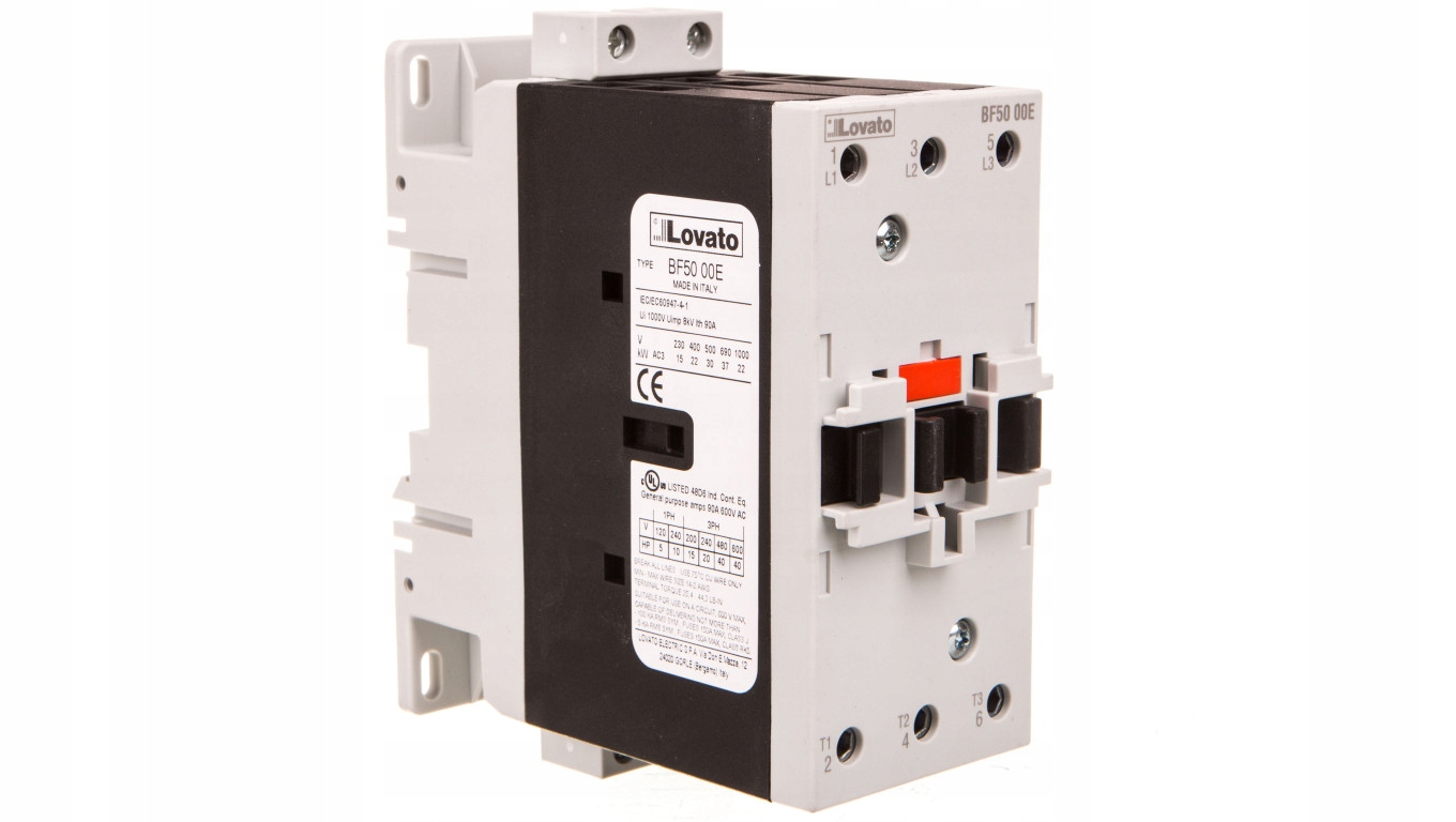 Výkonový stýkač 50A AC3 3P 100-250V AC / DC 0Z 0R BF50