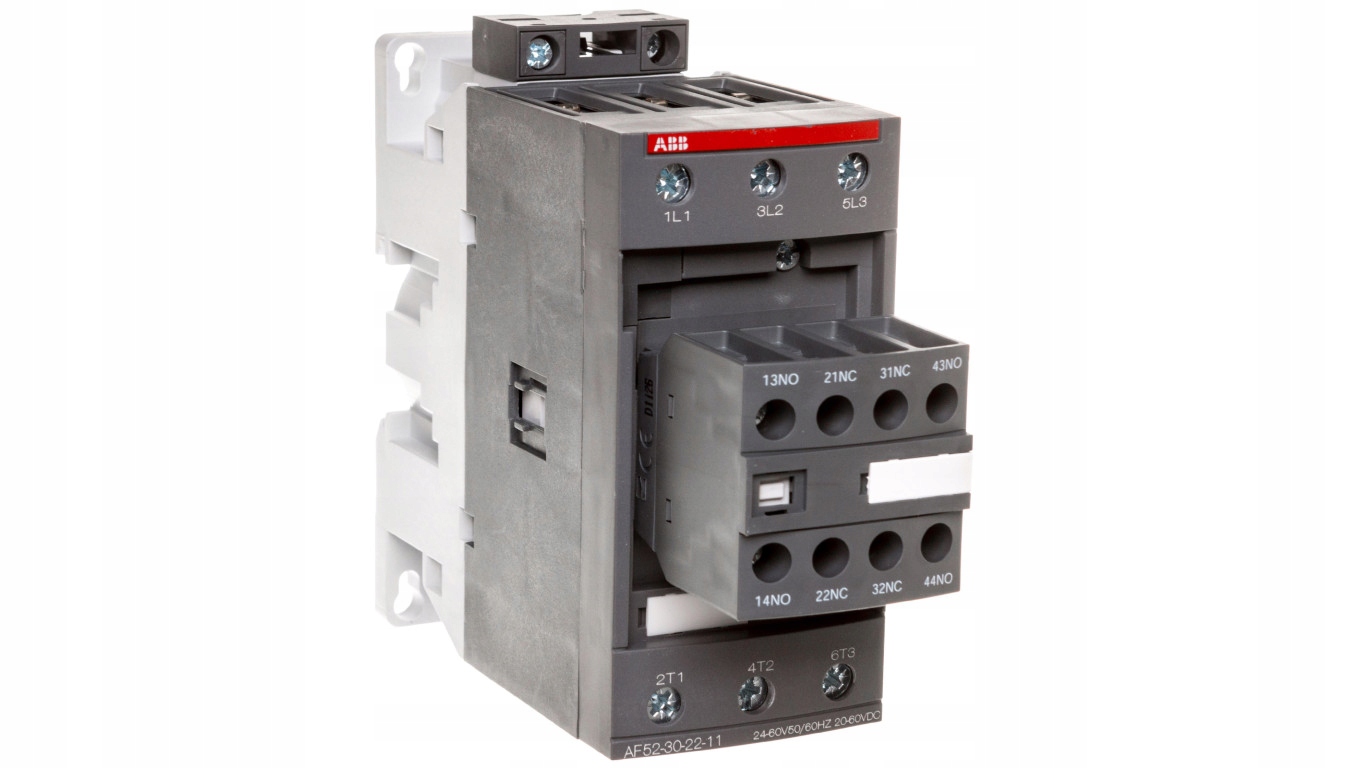 Výkonový stýkač 53A 3P 22kW 24-60V AC 20-60V DC 2 NO 2