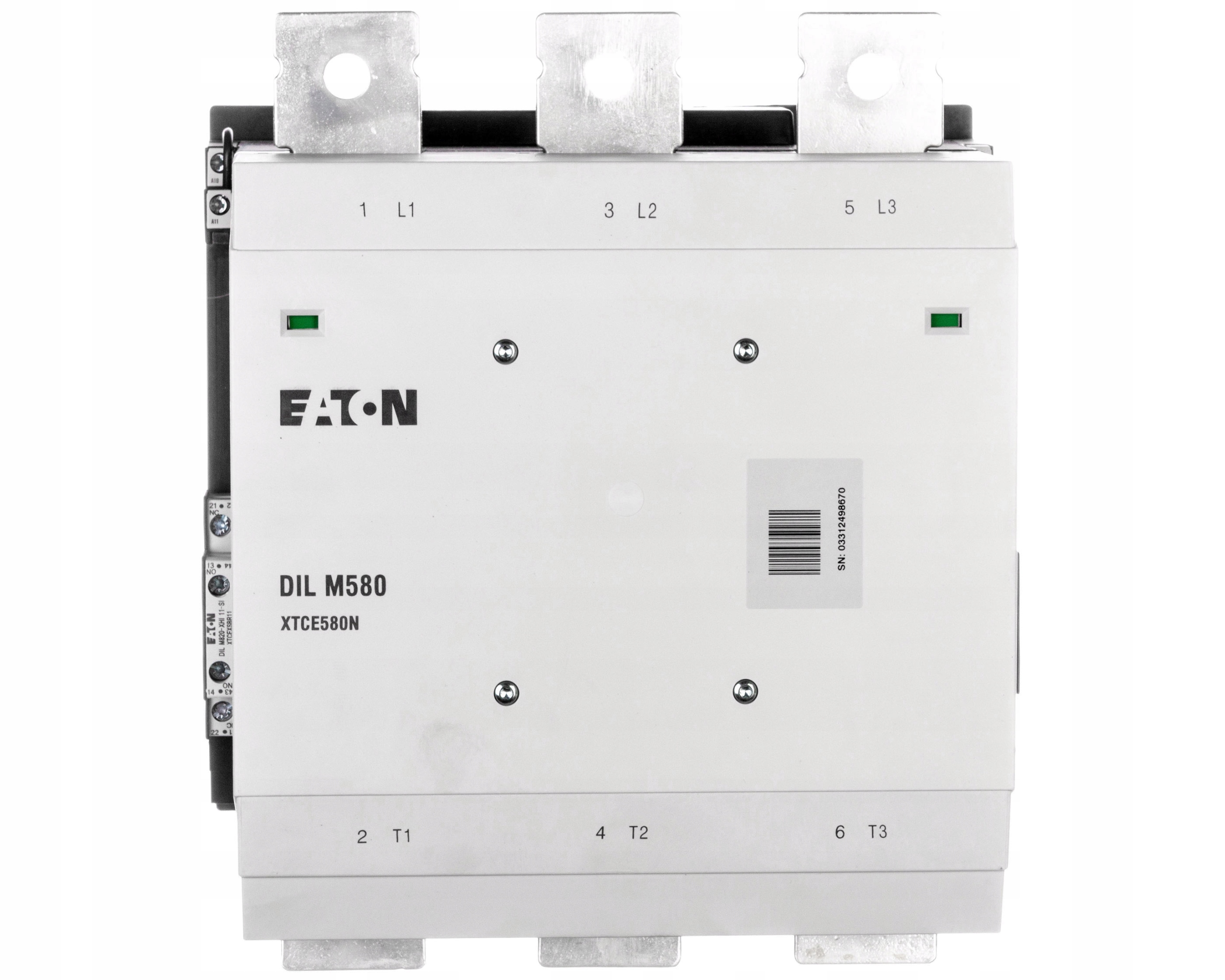 Výkonový stýkač 580A 3P 110-250V AC / DC 2Z 2R DILM580
