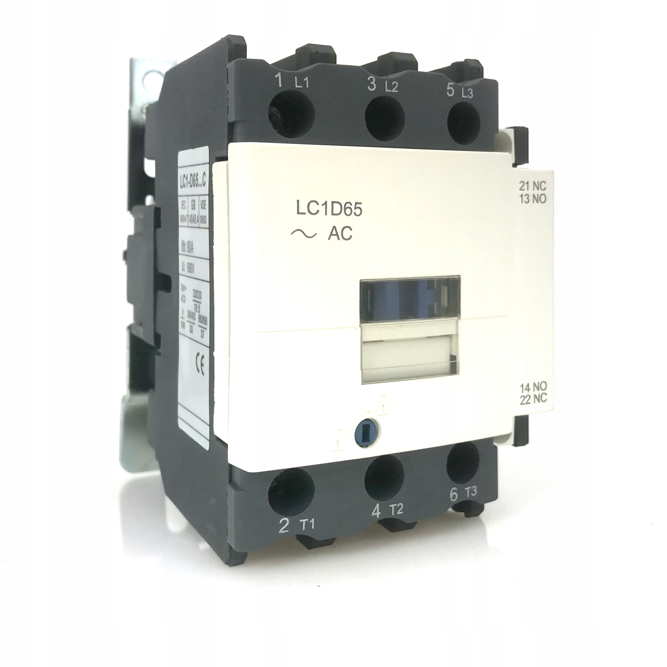 Výkonový stýkač 65A 30kW cievkové relé 230VAC