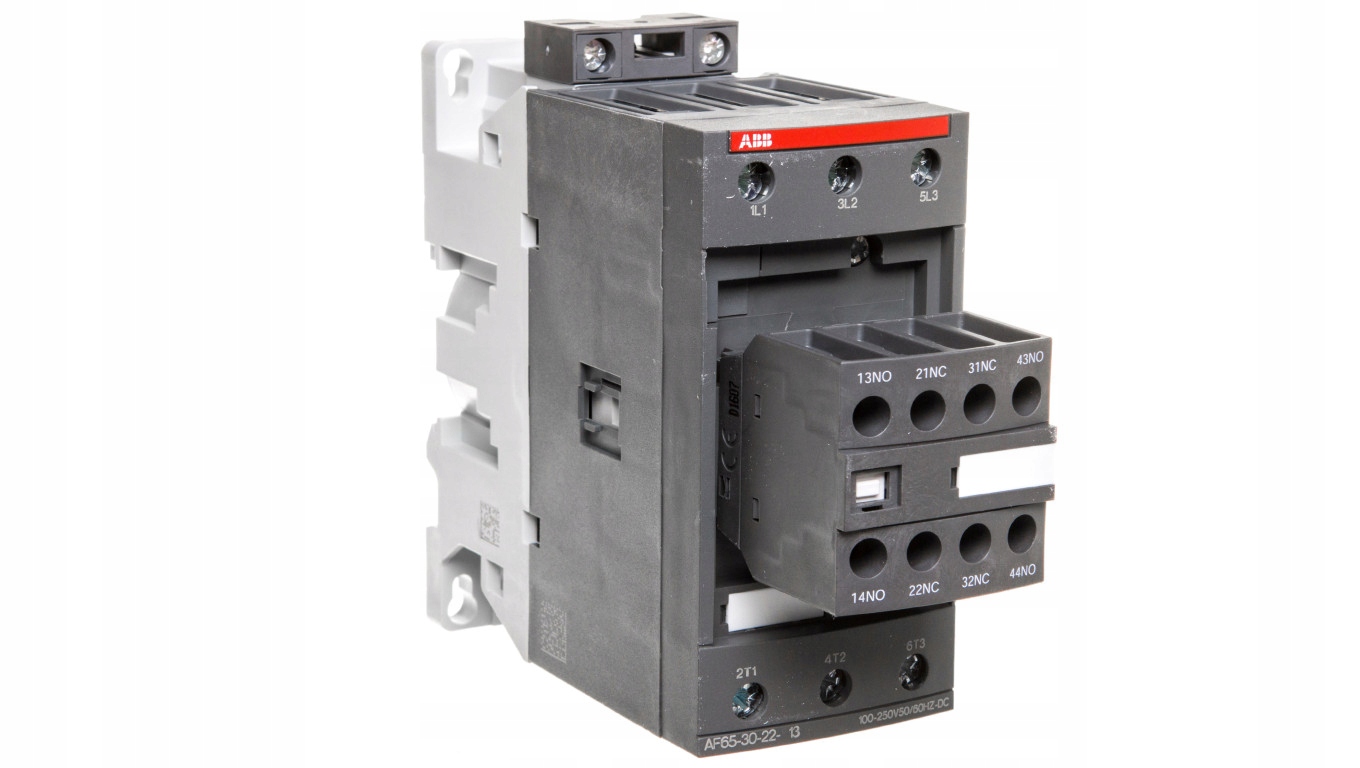 Výkonový stýkač 65A 3P 30kW 100-250V AC / DC 2Z 2R AF6