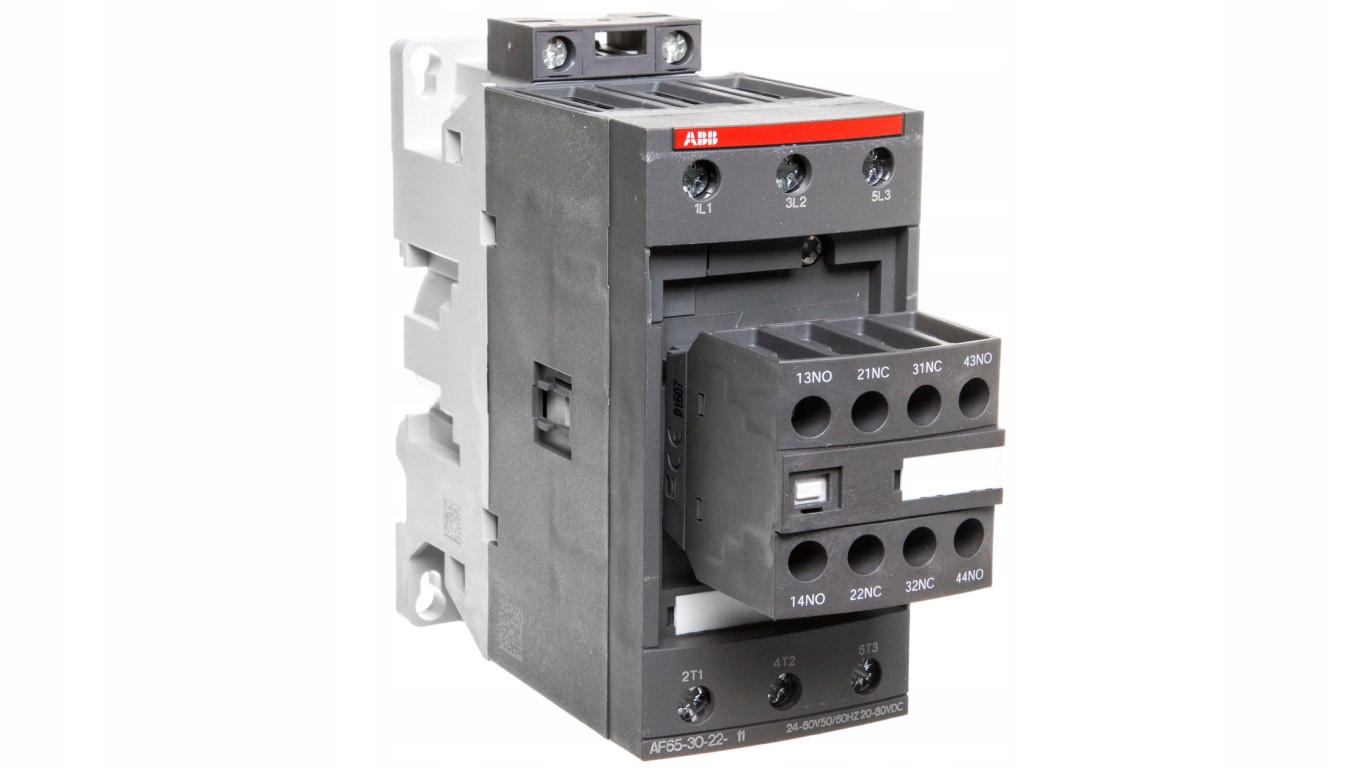 Výkonový stýkač 65A 3P 30kW 24-60V AC 20-60V DC 2 NO 2