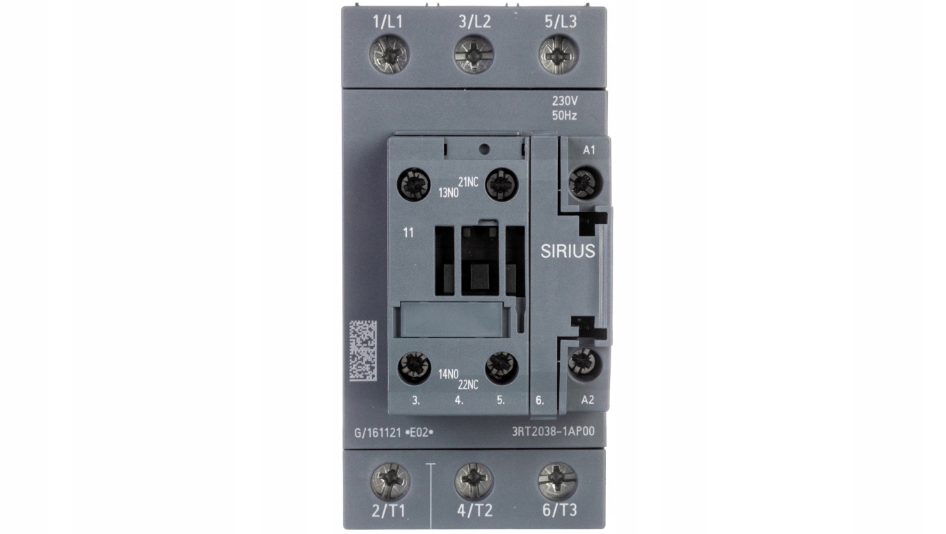 Výkonový stýkač 80A 3P 37kW 230V AC 1NO + 1R S2 3RT2038