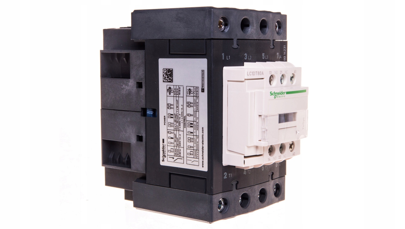 Výkonový stýkač 80A AC-1 4P 230V AC 1NO 1R (EVK) LC1D