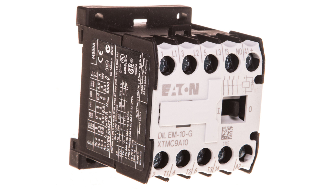 Výkonový stýkač 8A 3P 12V DC 1Z 0R DILEM-10-G (12VDC)