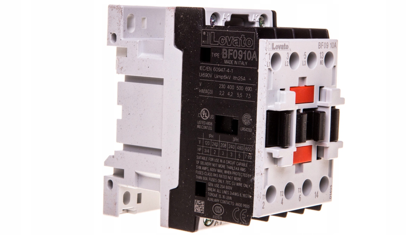 Výkonový stýkač 9A 3P 230V AC 1NO 0R BF0910A230