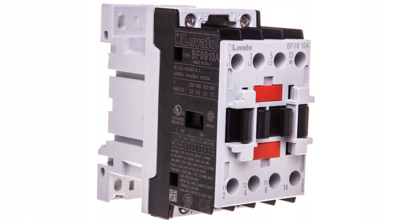 Výkonový stýkač 9A 3P 24V AC 1NO 0R BF0910A024