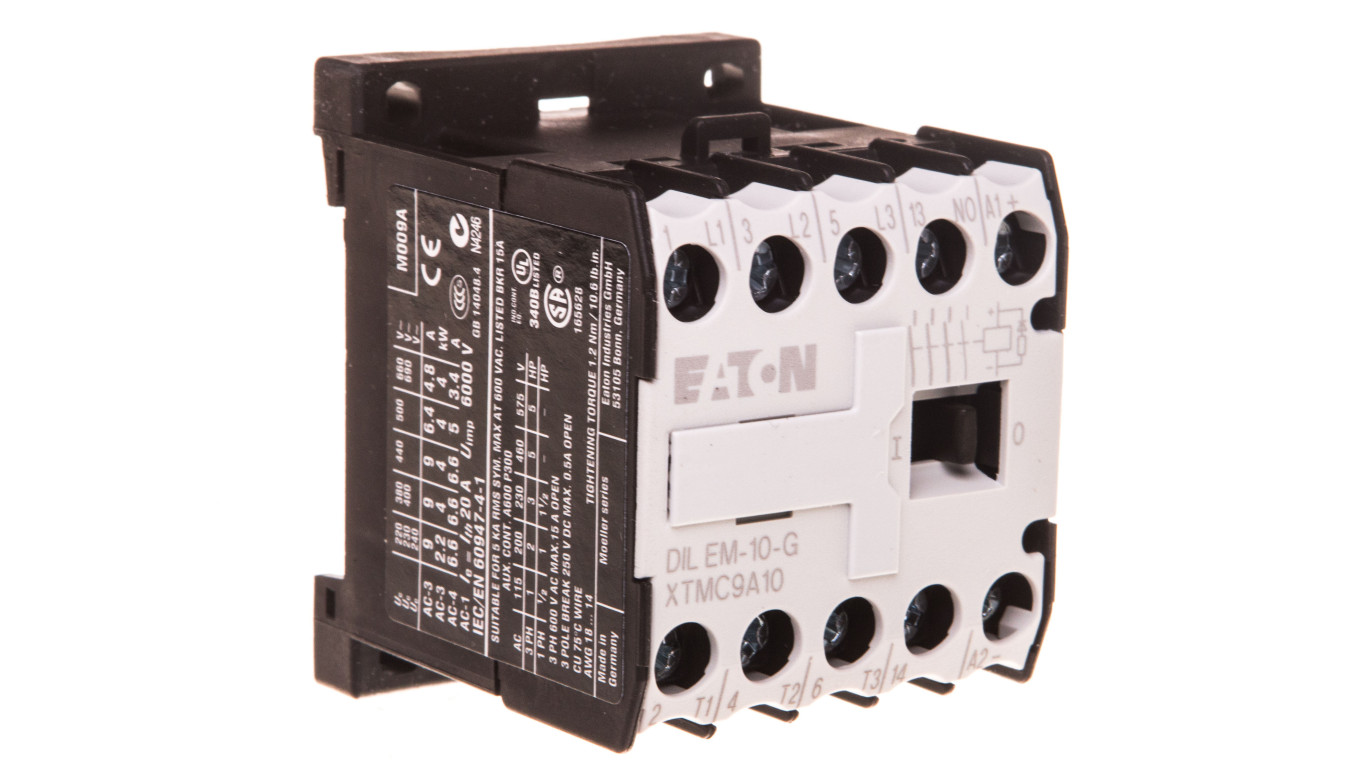 Výkonový stýkač 9A 3P 48V DC 1Z 0R DILEM-10-G (48VDC)