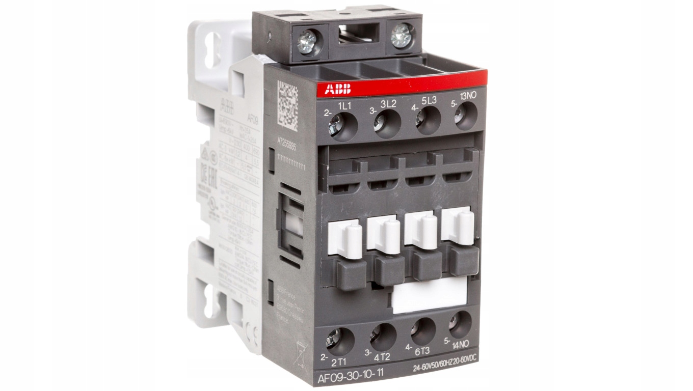 Výkonový stýkač 9A 3P 4kW 24-60V AC 20-60V DC 1NO 0R