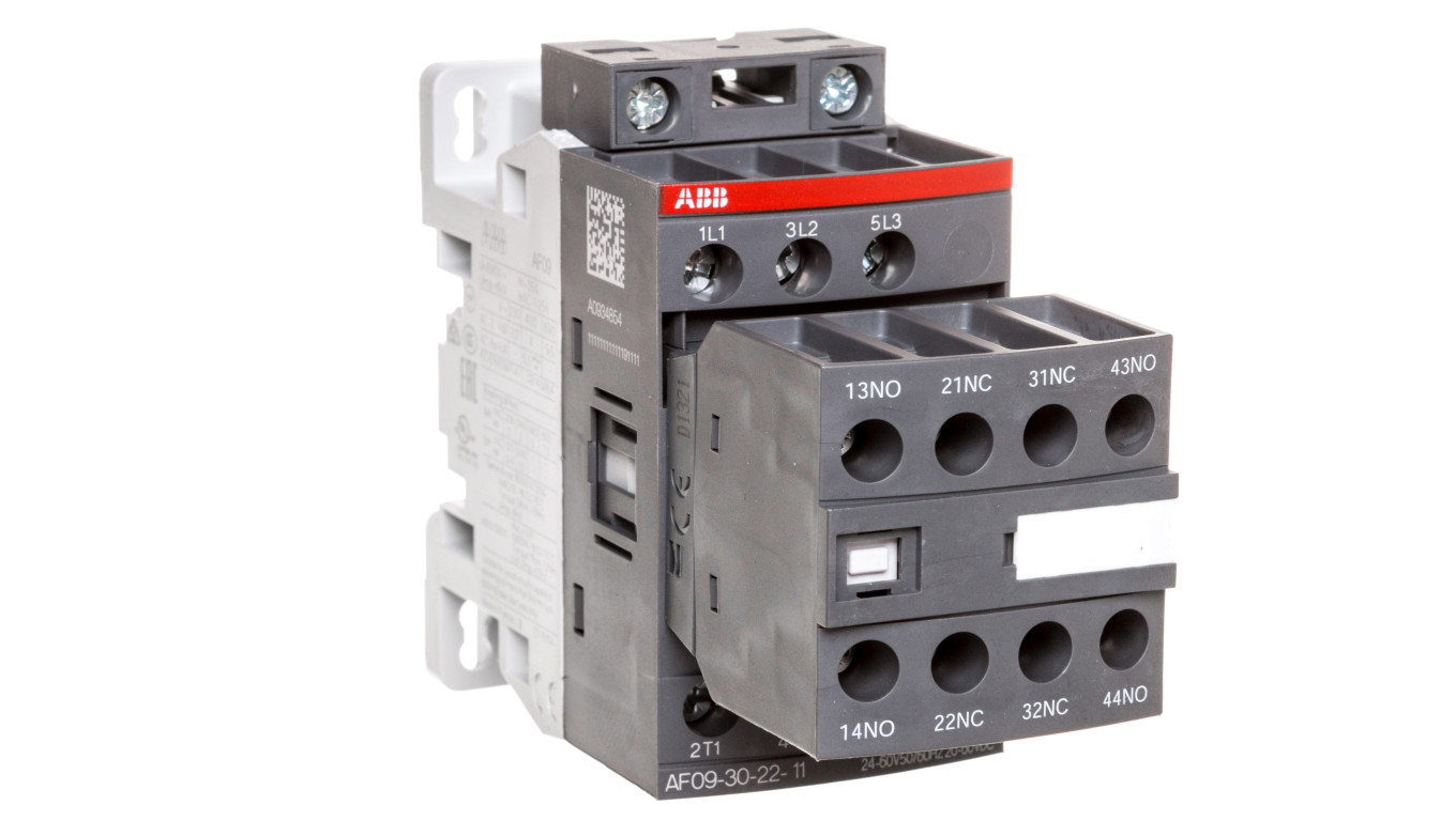 Výkonový stýkač 9A 3P 4kW 24-60V AC 20-60V DC 2NO 2R