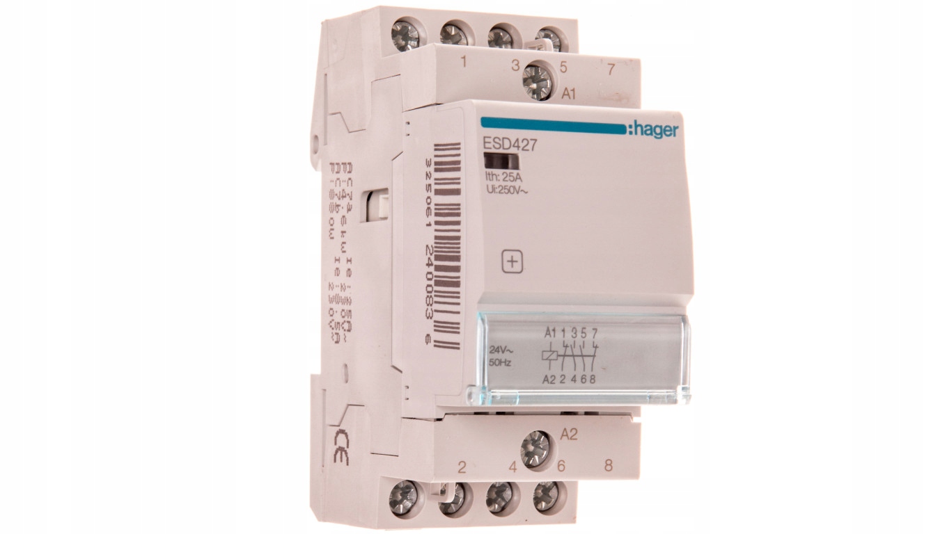 Modulárny stýkač 25A 2NO 2N 24V AC ESD427