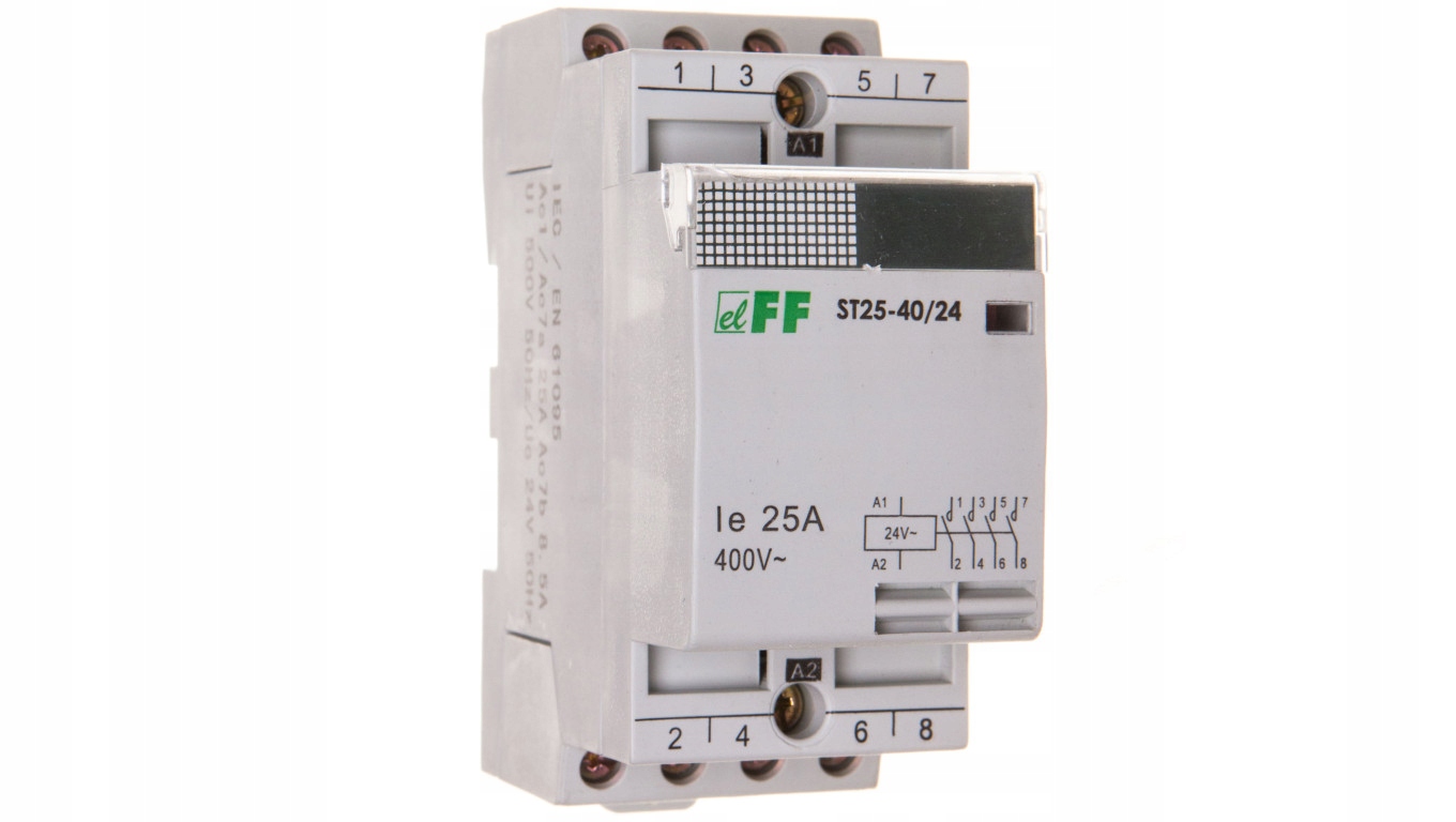 Modulárny stýkač 25A 4Z 0R 24V AC ST25-40-24V