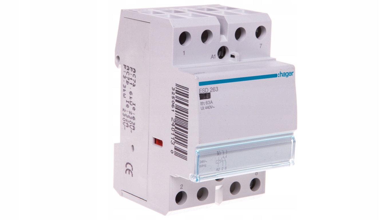Modulárny stýkač 63A 2NO 0R 24V AC ESD263