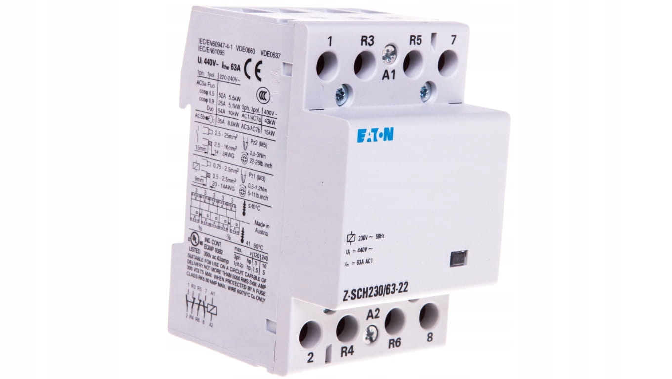 Modulárny stýkač 63A 2NO 2R 230V AC Z-SCH230 / 63-22