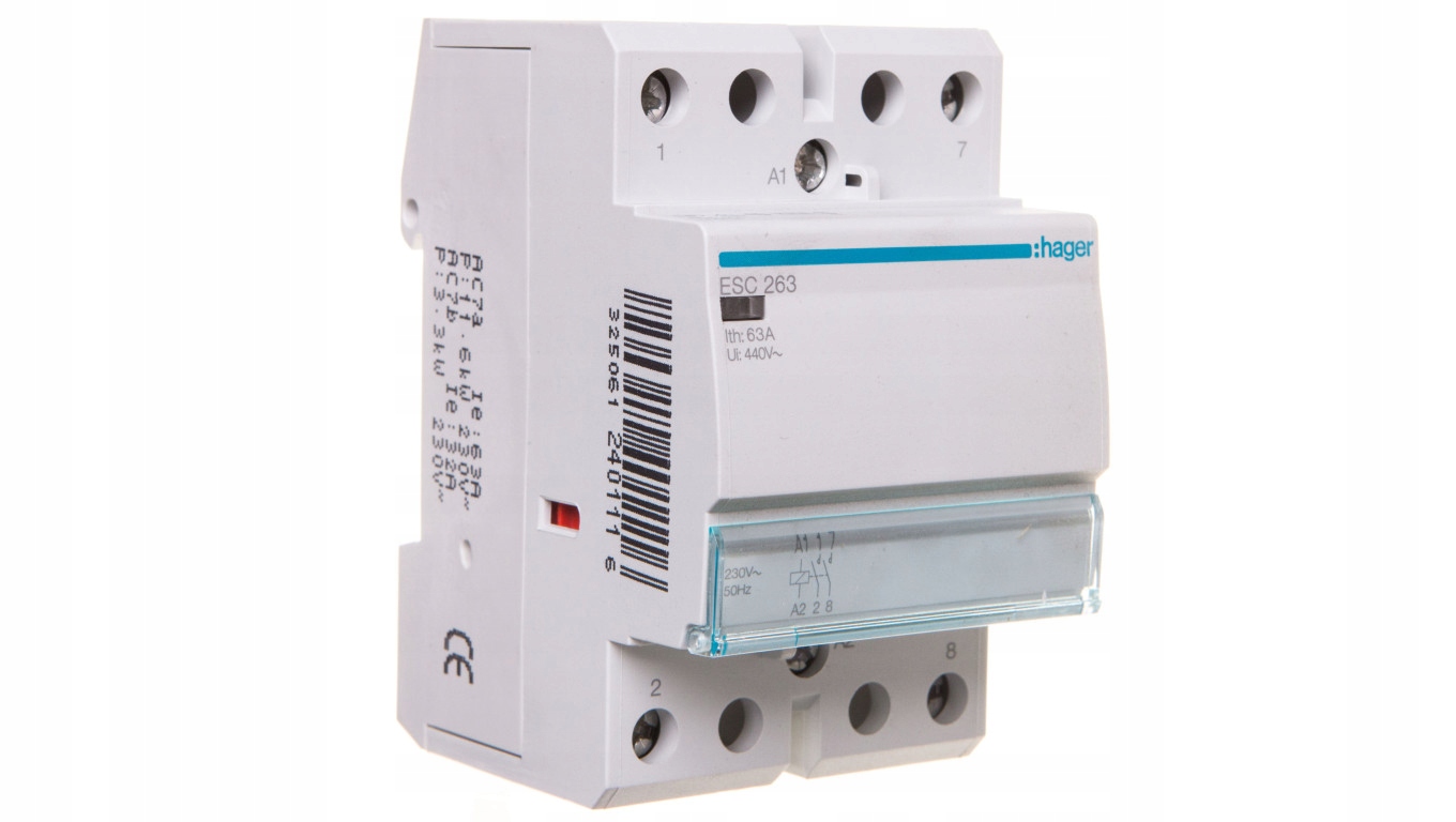 Modulárny stýkač 63A 2NO ALEBO 230V AC ESC263