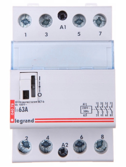 Modulárny stýkač 63A 4NO 0R 230V AC SM363 412541