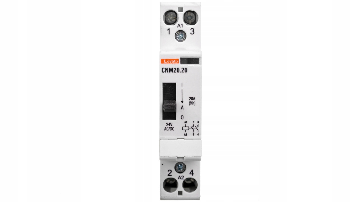 Modulárny stýkač s páčkou 20A 2NO 0R 24V AC / DC C
