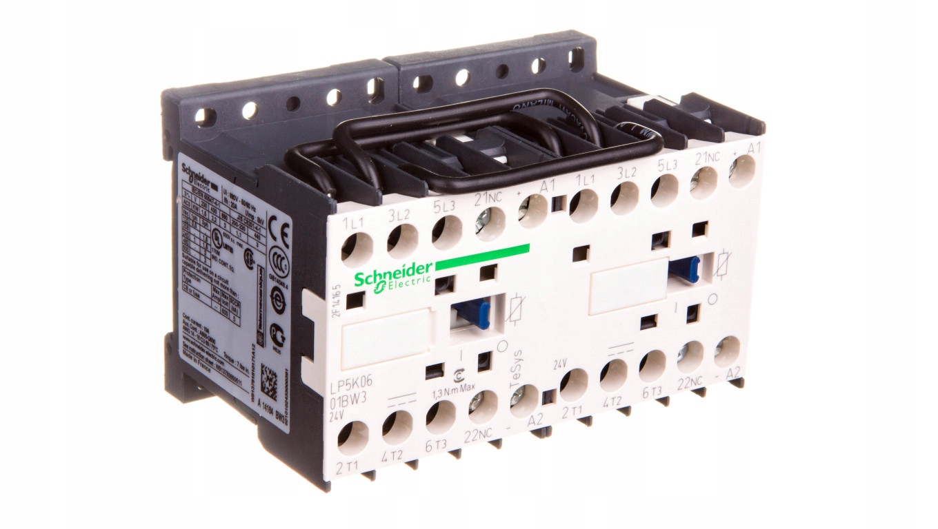 Reverzný stýkač 6A 3kW 24V DC LP5K0601BW3