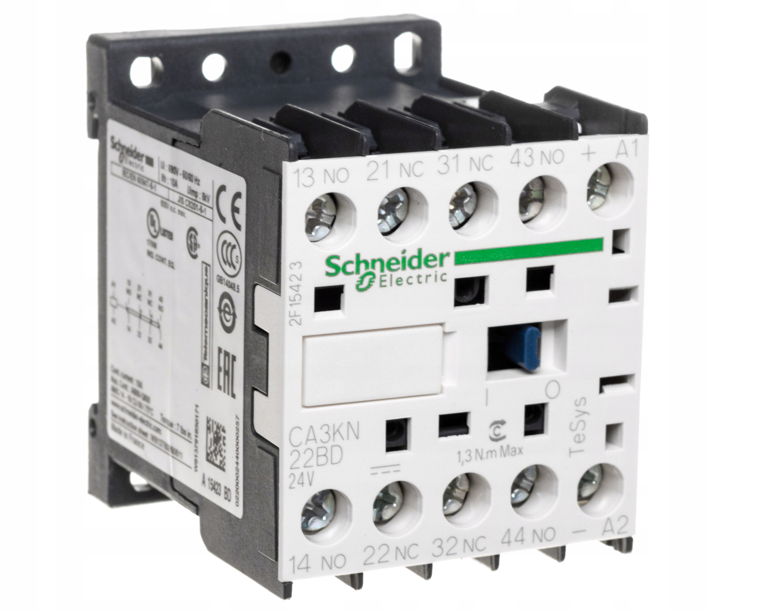 Pomocný stýkač 10A 2NO 2N 24V DC CA3KN22BD