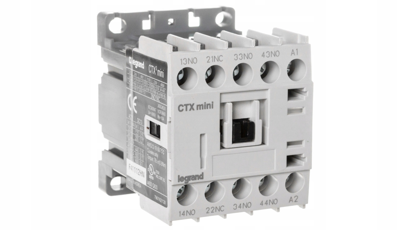 Pomocný stýkač 16A 3NO 1NC 230V AC CTX3 416816